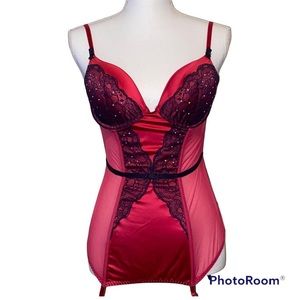 Corset and panty set medium